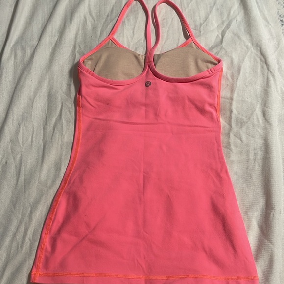 Lululemon Power Y Tank in hot pink SZ 2 - Picture 2 of 8
